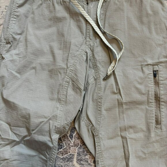 Vuori Mens Sz M Ripstop Drawstring Jogger Pants Grey 32x30 - Picture 2 of 7